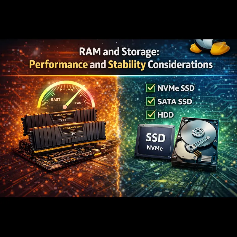 RAM and Storage Performance and Stability Considerations