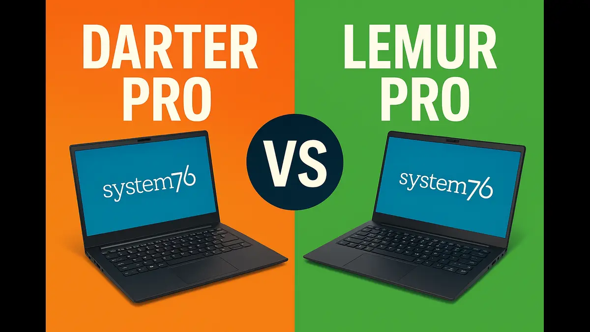 System76 Darter Pro vs Lemur Pro (2026): Which Linux Laptop Should You Buy?