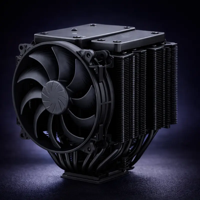 High-performance dual-tower CPU air cooler suitable for Linux systems