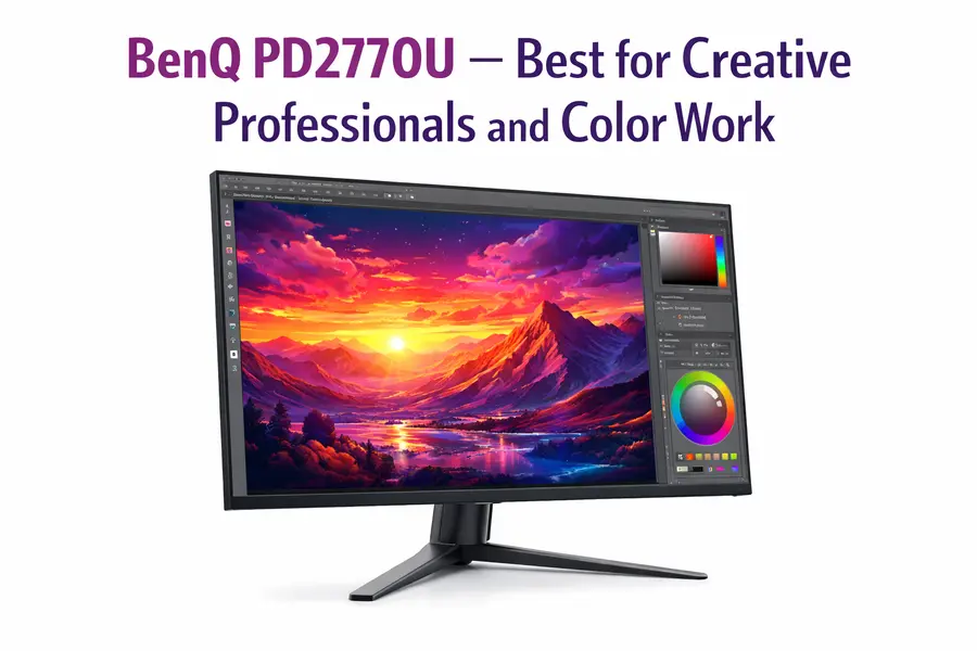 BenQ PD2770U — Best for Creative Professionals and Color Work