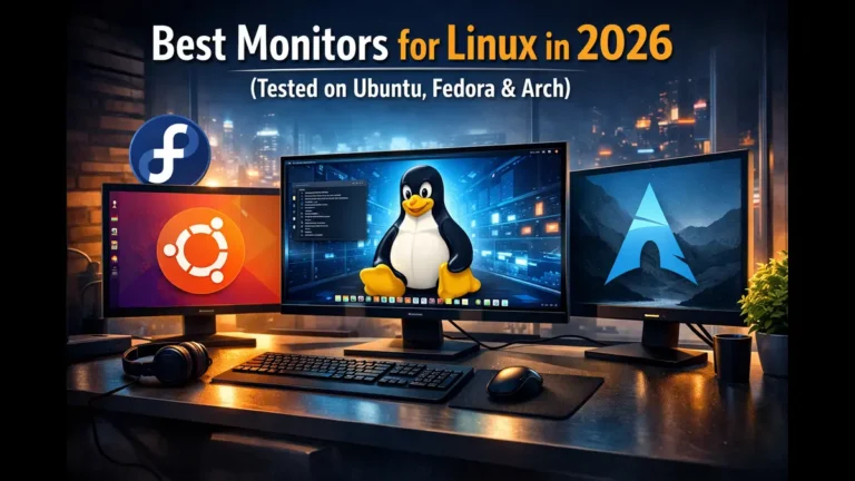 Best Monitors for Linux in 2026 (Tested on Ubuntu, Fedora & Arch)