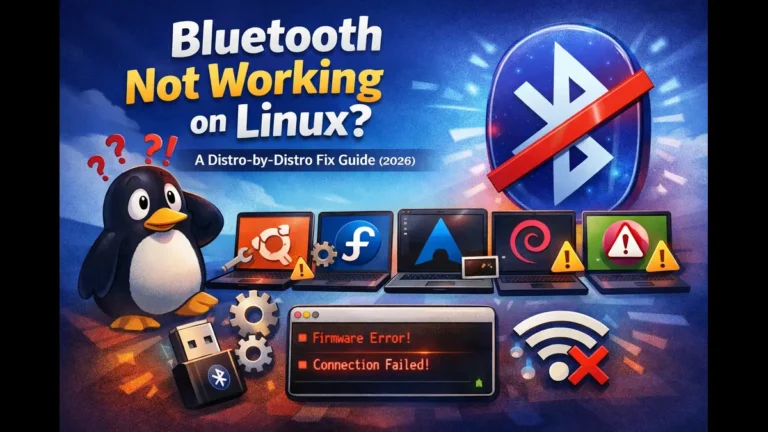 Bluetooth Not Working on Linux? A Distro-by-Distro Fix Guide (2026)