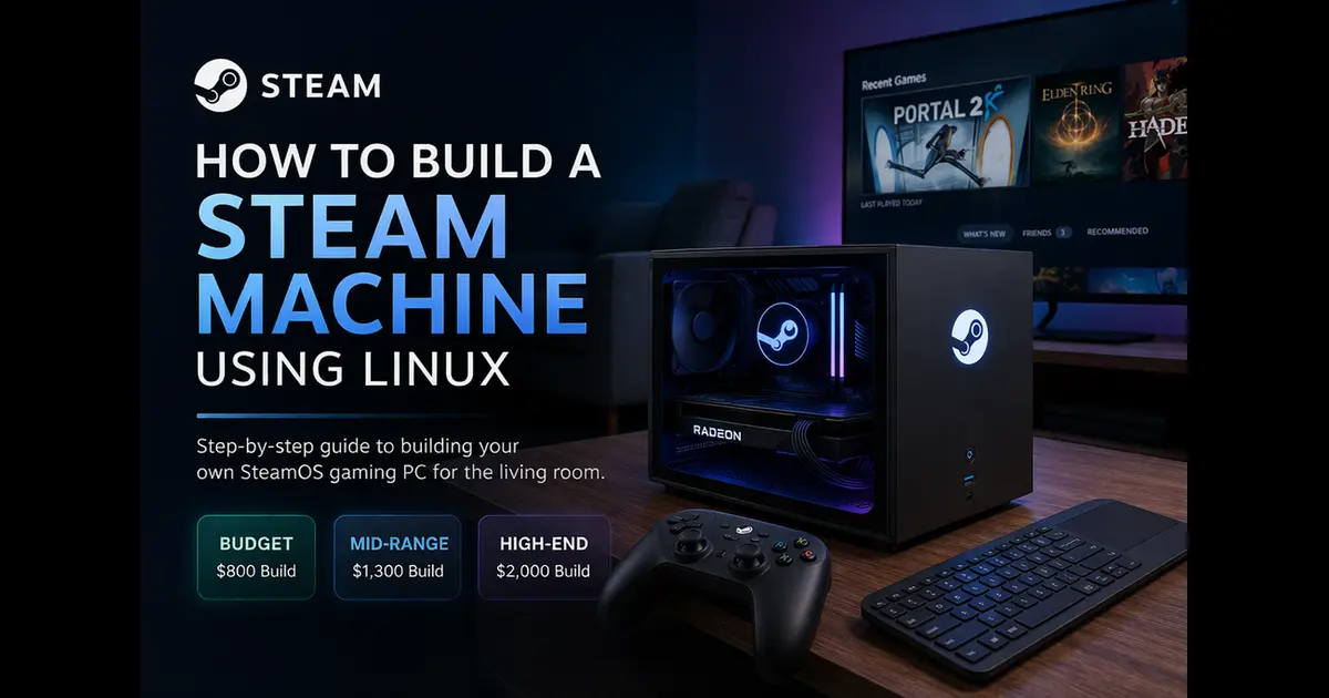 How to Build a Steam Machine Using Linux in 2026