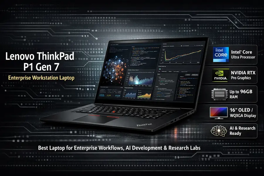 Lenovo ThinkPad P1 Gen 7 — Best for Enterprise and Research Environments