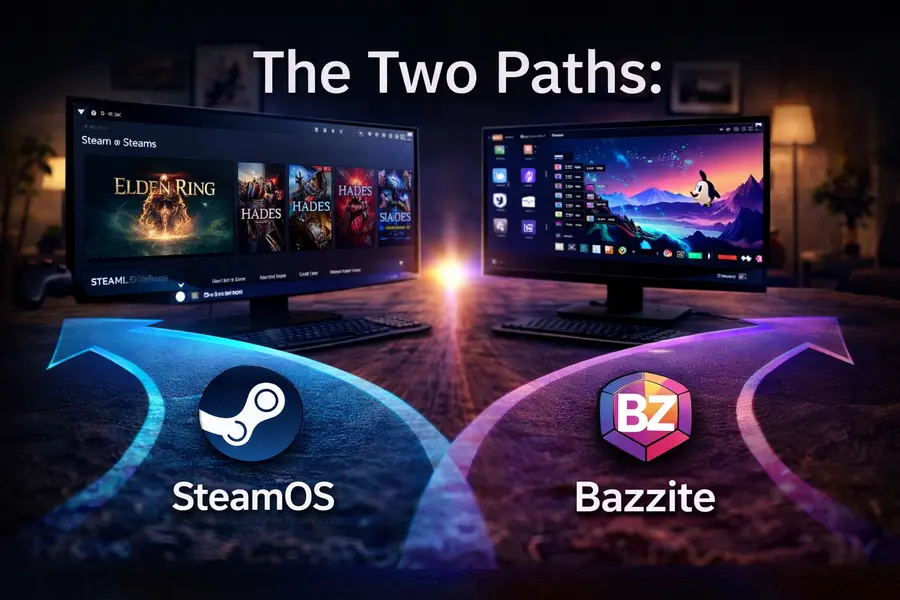 The Two Paths SteamOS vs. Bazzite