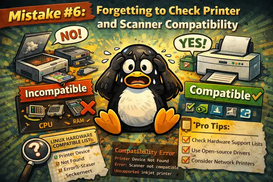 Mistake #6 Forgetting to Check Printer and Scanner Compatibility (2)