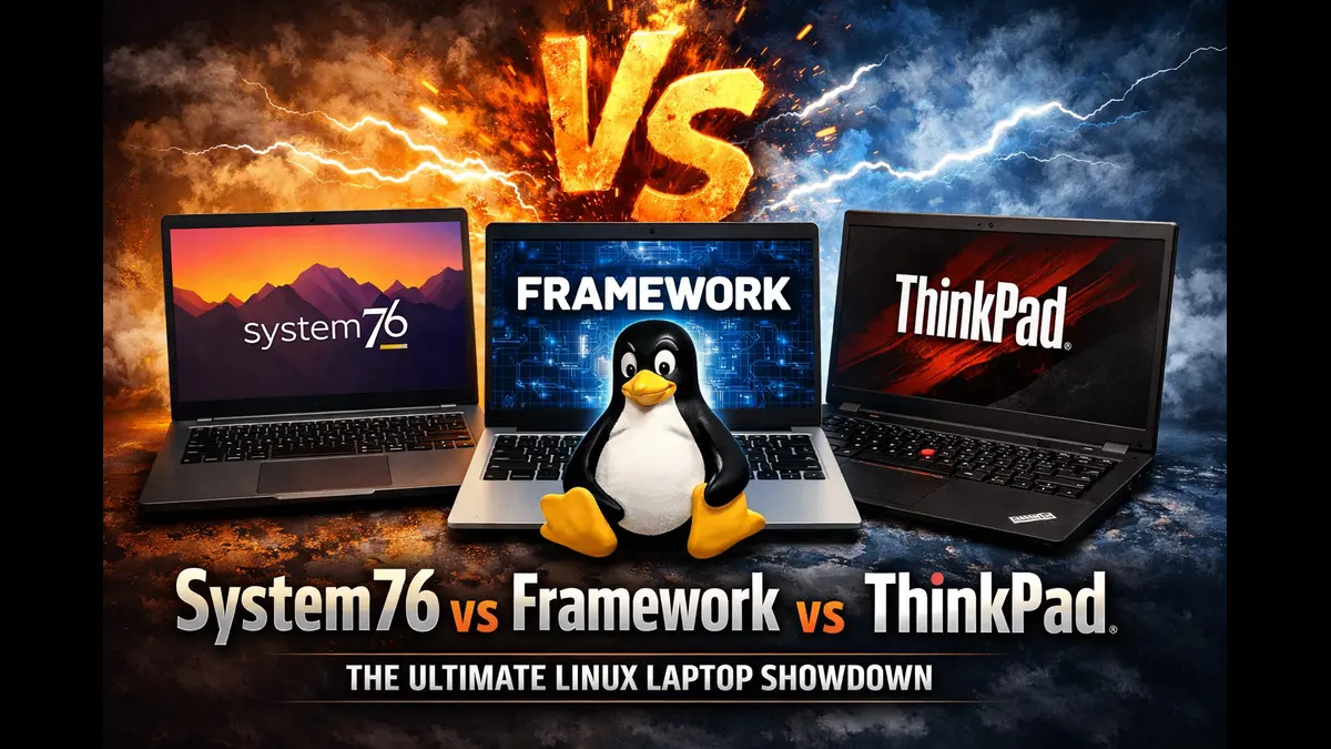 System76 vs Framework vs ThinkPad: The Ultimate Linux Laptop Showdown (2026)