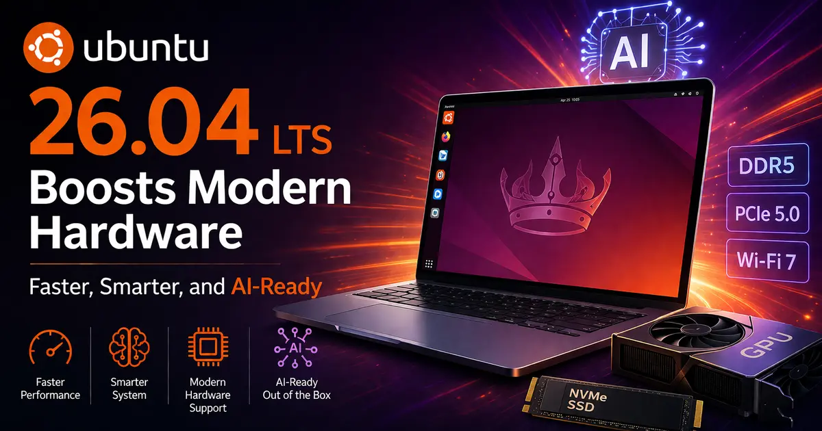 Ubuntu 26.04 LTS Boosts Modern Hardware: Faster, Smarter, and AI-Ready
