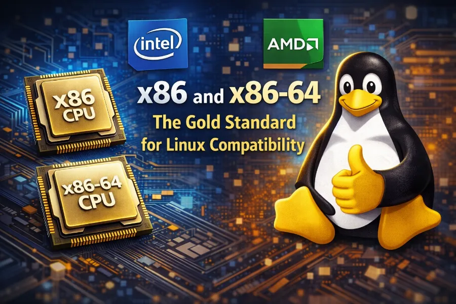 x86 and x86-64 The Gold Standard for Linux Compatibility