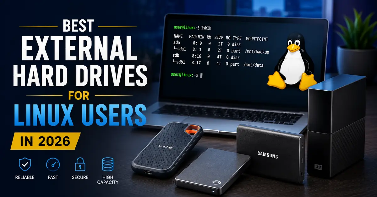 Best External Hard Drives for Linux Users
