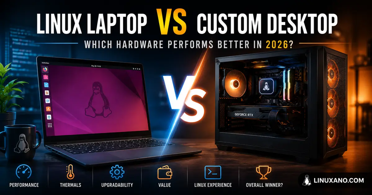 Linux Laptop vs Custom Desktop, Which Hardware Performs Better in 2026
