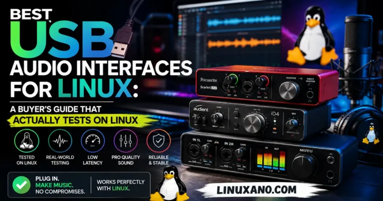Best USB Audio Interfaces for Linux in 2026 14 Best USB Audio Interfaces for Linux