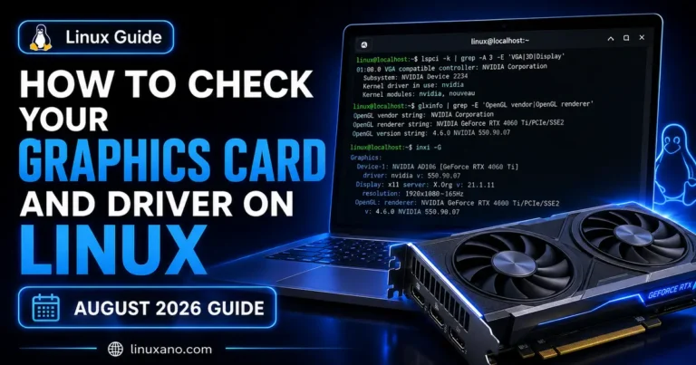 How to Check Your Graphics Card and Driver on Linux (August 2026 Guide) 16 How to Check Your Graphics Card and Driver on Linux (August 2026 Guide)