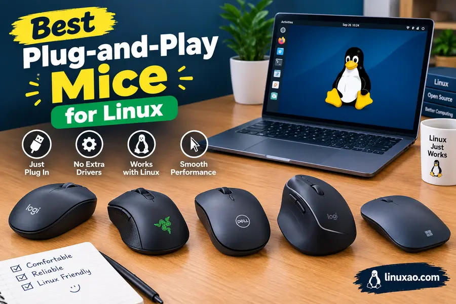 Plug-and-Play Linux Peripherals That Just Work (2026 Buyer's Guide) 3 Best Plug-and-Play Mice for Linux