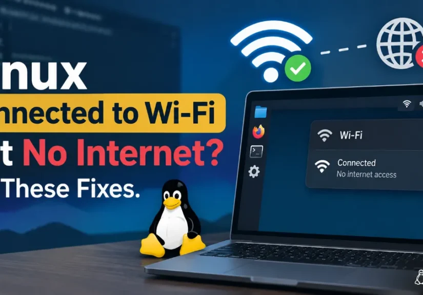 Linux Connected to Wi-Fi but No Internet? Try These Fixes 6 Linux Connected to Wi-Fi but No Internet Try These Fixes