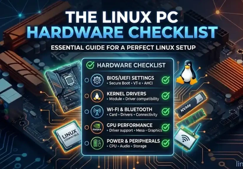 The Linux PC Hardware Checklist: BIOS, Drivers, Wi-Fi, GPU, and More 7 The Linux PC Hardware Checklist: BIOS, Drivers, Wi-Fi, GPU, and More