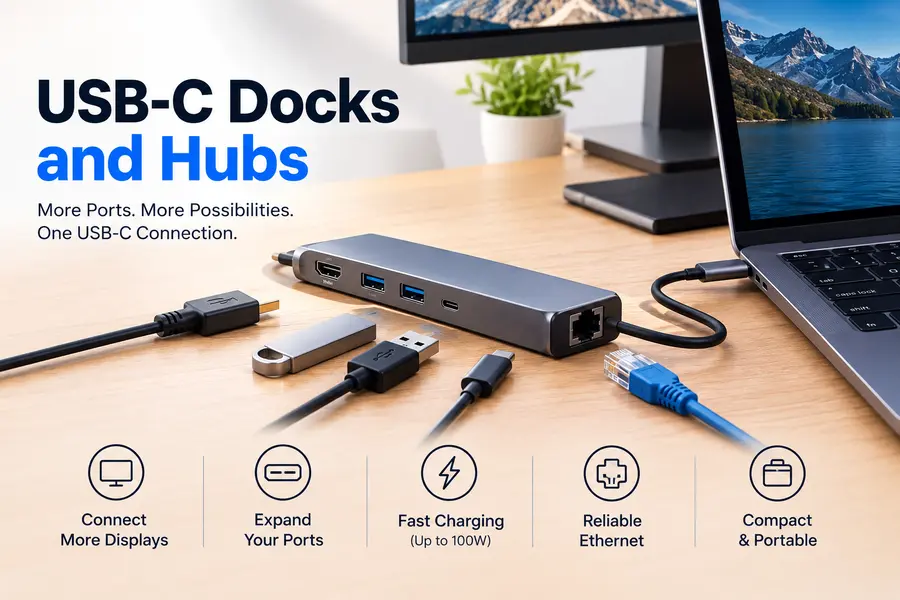 Plug-and-Play Linux Peripherals That Just Work (2026 Buyer's Guide) 7 USB-C Docks and Hubs