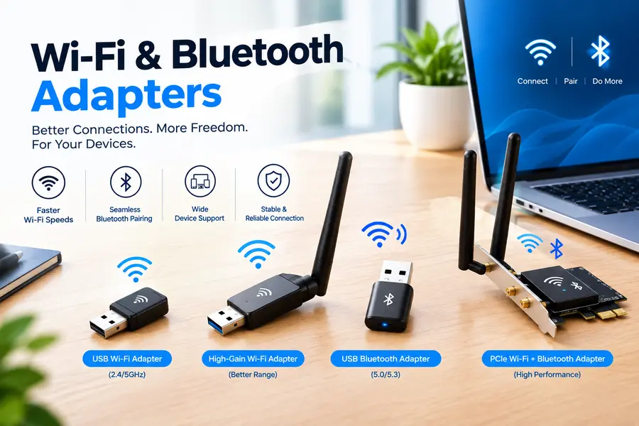 Plug-and-Play Linux Peripherals That Just Work (2026 Buyer's Guide) 8 Wi-Fi and Bluetooth Adapters