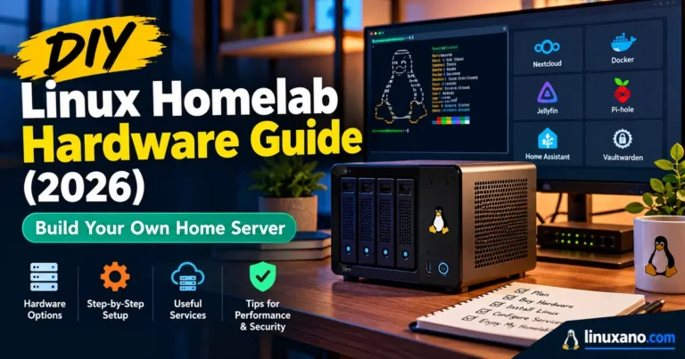 DIY Linux Homelab Hardware Guide (2026): Build Your Own Home Server