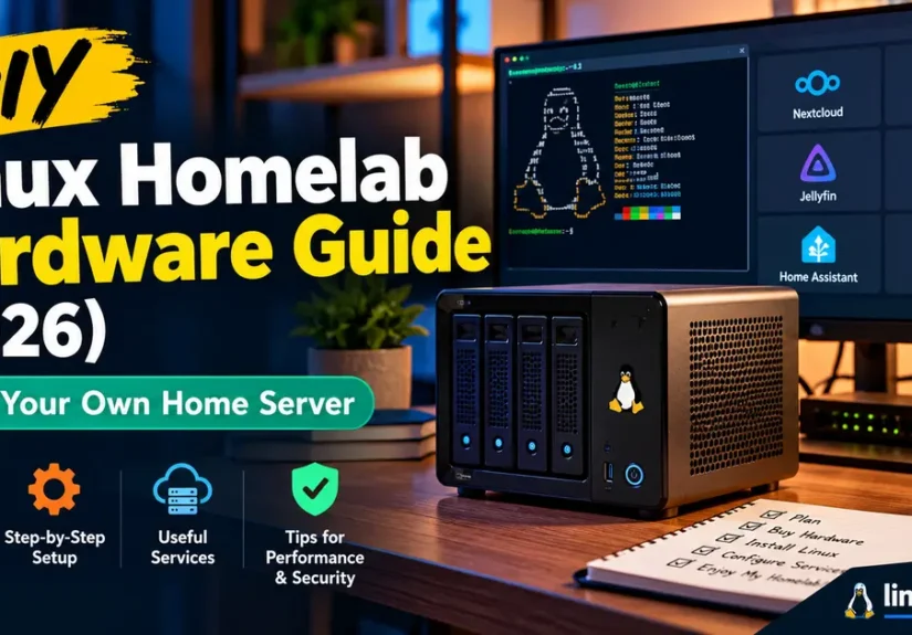 DIY Linux Homelab Hardware Guide (2026): Build Your Own Home Server